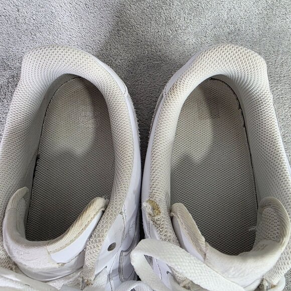 Mens Nike Air Force 1 07 White Leather Sneakers Shoes CW2288-111 Size 11 - Picture 7 of 8
